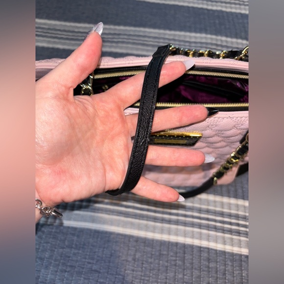 Betsey Johnson Black and Pink tote bag - Picture 8 of 8